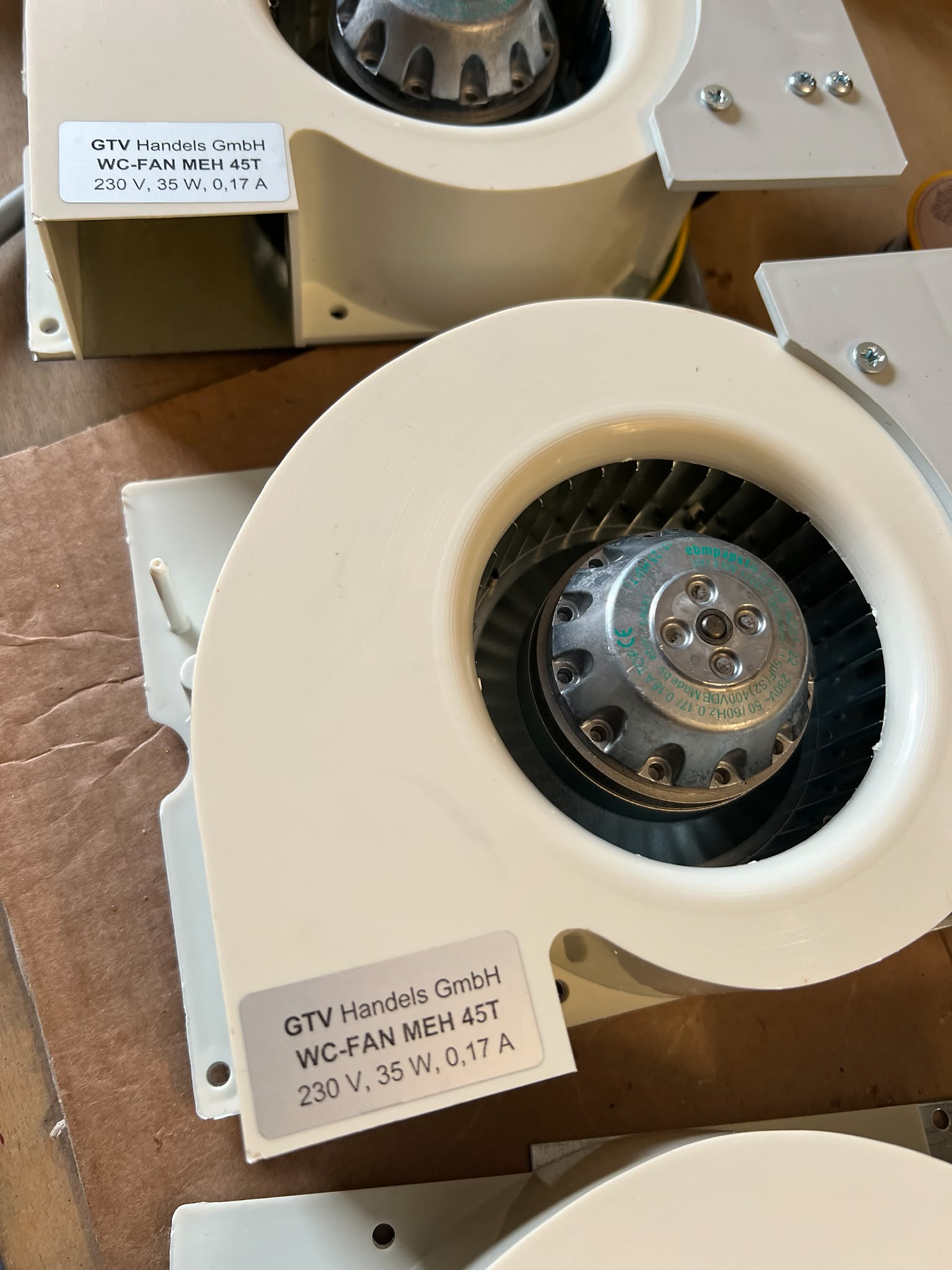 WC-FAN MEH 45T Motoreinsatz